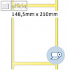 Herma Rollenetiketten - 148.5 x 210 mm, Thermodruck, wei?, 750 St., 5019