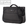 Lightpak Messengerbag SOLAR, Laptopfach, Polyester, schwarz/blau, 46119