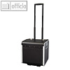 Aktenkoffer PERUGIA, Trolley, Lederimitat, 43 x 39 x 39 cm, schwarz, 45049