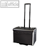 Alassio Aktenkoffer PARMA, Trolley, Lederimitat, 54 x 43???43 cm, schwarz, 45048