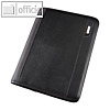 Alassio Orgamappe TRENTO, DIN A4, mit Tabletfach, Lederimitat, schwarz, 30114