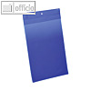 Durable Neodym-Magnettasche, A4 hoch, blau/transparent, 10 Stück, 174707