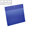 Durable Neodym-Magnettasche, A4 quer, blau/transparent, 10 Stück, 174807