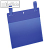 Gitterboxtasche DIN A5 quer, mit Lasche, PP, blau/transparent, 50 St?ck, 174907