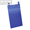 Gitterboxtasche DIN A4 hoch, mit Lasche, PP, blau/transparent, 50 St?ck, 175007