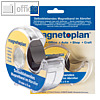 Magnetband im Spender - (B)19 mm x (L)5 m, selbstklebend, schwarz, 15510