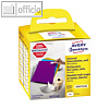 Rollenetiketten Universal, wiederabl?sbar, 57 x 32 mm,wei?, 1.000 St., AS0722540