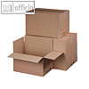 Versandkarton, DIN A5+, wiederverschlie?bar, 229x164x50-115 mm, braun, 10er Pack