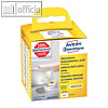 Rollen-Adressetiketten, permanent, 89 x 28 mm, wei?, 260 St?ck, AS0722370