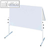 Moderationstafel U-Act! Line, 1.500 x 1.200 mm, (H)1.9 m, klappbar, Karton, wei?