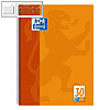 Collegeblock DIN A4+, blanko, 90g/m?, 80 Blatt, ohne Rand, orange, 100050359