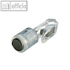 Power Magnet Zylinder ? 14 mm, Klammer, Haftkraft 1.900 g, kristall, 3 St.