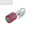 Power Magnet Zylinder ? 14 mm, Klammer, Haftkraft 1.900 g, transparent-pink, 3 S