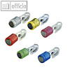 Power Magnet Zylinder ?14 mm, Klammer, Haftkraft 1.900g, farbig sortiert, 30 St.
