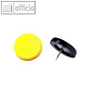 Laurel Superrei?nagel, ? 40 mm, Stifth?he 5.5 mm, hellgelb, 100 St?ck, 2740-19