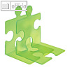 Han Buchstuetzen Puzzle Gruen grün-transparent