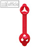 Laurel Briefkn?pfe JOTA, 36 x 8 mm, rot, 100 St?ck, 0272-20