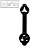Laurel Briefkn?pfe JOTA, 36 x 8 mm, schwarz, 100 St?ck, 0272-11