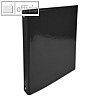 Ringbuch IDERAMA, DIN A4, 2-Ringe, R?cken 40 mm, Karton 600 g/m?, schwarz