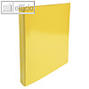 Ringbuch IDERAMA, DIN A4, 2-Ringe, Rücken 40 mm, Karton 600 g/m², gelb, 549299E