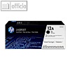 HP Lasertoner Nr. 12A, schwarz, Doppelpack, Q2612AD