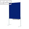 officio Pinwand, 118 x 149 cm, Filz, Standbeine, Ablageschale, dunkelblau,M83458
