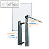 officio Pinwand, 118 x 149 cm, Karton, Wandaufh?ngung, wei?, M80781