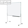 Pinwand, 118 x 149 cm, Karton, Standbeine/Rollen, Ablageschale, wei?, M80708