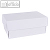 Geschenkschachteln A7, Karton, 10.2 x 6.5 x 4.6 cm, 350 g/m², weiß, 12er-Pack