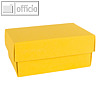 Geschenkschachteln A7, Karton, 10.2 x 6.5 x 4.6 cm, 350 g/m?, gelb, 12er-Pack