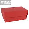 Geschenkschachteln A7, Karton, 10.2 x 6.5 x 4.6 cm, 350 g/m², rot, 12er-Pack