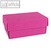 Geschenkschachteln A7, Karton, 10.2 x 6.5 x 4.6 cm, 350 g/m², pink, 12er-Pack