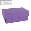 Geschenkschachteln A7, Karton, 10.2 x 6.5 x 4.6 cm, 350 g/m², lila, 12er-Pack