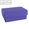 Geschenkschachteln A7, Karton, 10.2 x 6.5 x 4.6 cm, 350 g/m², blau, 12er-Pack