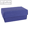 Geschenkschachteln A7, Karton, 10.2x6.5x4.6 cm, 350 g/m², dunkelblau, 12er-Pack