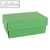 Geschenkschachteln A7, Karton, 10.2 x 6.5 x 4.6 cm, 350 g/m², grün, 12er-Pack