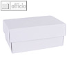 Buntbox Geschenkschachteln A6, Karton, 17 x 11 x 6 cm, 350g/m?, wei?, 12er-Pack