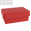 Buntbox Geschenkschachteln A6, Karton, 17 x 11 x 6 cm, 350g/m?, rot, 12er-Pack