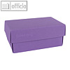 Buntbox Geschenkschachteln A6, Karton, 17 x 11 x 6 cm, 350g/m?, lila, 12er-Pack