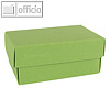 Geschenkschachteln A6, Karton, 17 x 11 x 6 cm, 350g/m?, hellgr?n, 12er-Pack