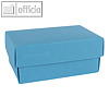 Geschenkschachteln A4, Karton, 34 x 22 x 11.5 cm, 350 g/m?, meerblau, 12er-Pack