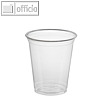 Trinkbecher "Hurricane", PET, 0.3 l, Ø 9.5 cm, 10,5 cm hoch, transparent, 50 St.