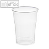 Trinkbecher "Hurricane", PET, 0.4 l, Ø 9.5 cm, 12.5 cm hoch, transparent, 50 St.