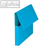 officio Dokumentenmappe Karton mit Klappe, DIN A4, 240 g/qm, blau, 50 Stück