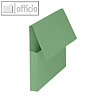 officio Dokumentenmappe Karton mit Klappe, DIN A4, 240 g/qm, grün, 50 Stück