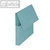 Dokumentenmappe Karton mit Klappe, DIN A4, 240 g/qm, pastell-blau, 50 Stück