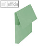 Dokumentenmappe Karton mit Klappe, DIN A4, 240 g/qm, pastell-grün, 50 Stück