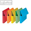 officio Dokumentenmappe Karton mit Klappe, DIN A4, 240 g/qm, sortiert, 50 Stück