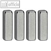 MAUL Neodym Stabmagnet, 15 x 4 mm, Haftkraft: 2 kg, nickel, 4 St?ck, 61690 96