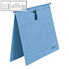 H?ngehefter UniReg DIN A4, kaufm?nnische Heftung, 230 g/m?, blau, 25 St?ck